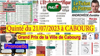 Le Grand Prix de la Ville de Cabourg ce vendredi 21 Juillet 2023 [upl. by Hallutama270]