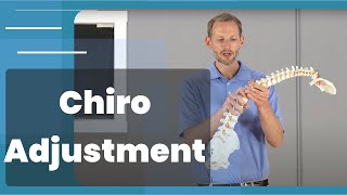 What is a Chiropractic Adjustment From Chiropractor [upl. by Marcel]