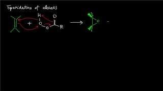 A05 Epoxidation of alkenes reaction mechanism [upl. by Sucul]