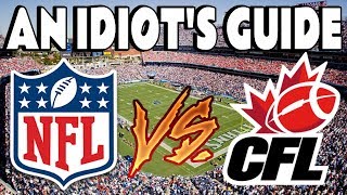 The NFL vs The CFL  An Idiots Guide Of Simple Differences [upl. by Burley]