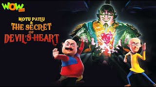 The Secret of Devils Heart  New Hindi Cartoon Movies  Motu Patlu Movie  Wow Kidz  spot [upl. by Amabel882]