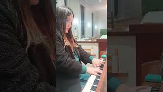 quotChestnuts Roasting On An Open Firequot piano performance by Christina Frederick instructor [upl. by Zilevi]