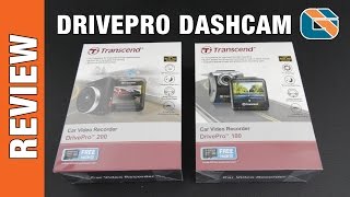 Transcend DrivePro 100 amp DrivePro 200 DashCam Review [upl. by Pedroza128]