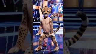 A Baby Performs a Fusion with Cheetah on AGT americagottalent agt magic talent shorts [upl. by Sidky]