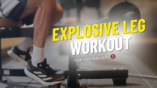 Full Explosive Leg Workout For Footballers  Increase Your Leg Power [upl. by Baptist729]