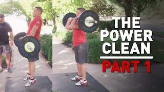 How To Power Clean Step by Step Beginners Tutorial [upl. by Parcel]