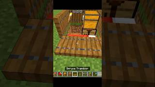 2X2 House 🏠 in Minecraft Best Build Hack 😎minecraft shorts [upl. by Dnalram]