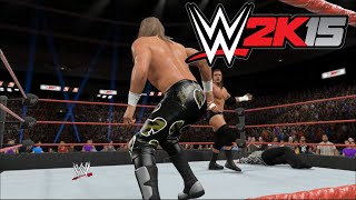 WWE 2K15  Shawn Michaels vs Triple H Raw  World Heavyweight Championship  PS4 Gameplay [upl. by Eissolf]