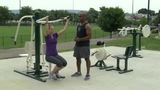 New to Fairgrounds Park  Outdoor Fitness Equipment Workout [upl. by Nemracledairam]