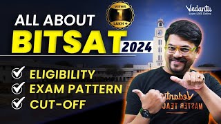 All About BITSAT 2024  Cut off Eligibility Exam date Exam Pattern  Harsh Sir VedantuMath [upl. by Lenra549]