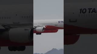 DC10 Tanker 912 landing aviation shorts dc10 landing phoenix gateway airport planespotting [upl. by Orapma443]