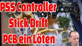 PS5 Controller Stick Drift PCB einlöten [upl. by Ifok]