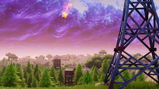 FALLING METEOR HITS AND EXPLODES IN FORTNITE NOT FAKE [upl. by Eveam344]