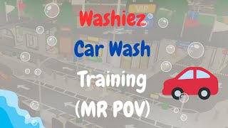 Washiez Car Wash Training  MR POV  Roblox [upl. by Arabel]