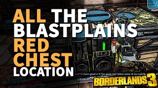 The Blastplains Red Chest Location Borderlands 3 All Red Chests [upl. by Ennovahs]