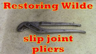 Restoring WILDE tongue amp groove pliers [upl. by Kolk]