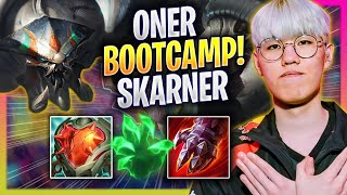 ONER TESTING SKARNER IN EUW SOLOQ  T1 Oner Plays Skarner JUNGLE vs Nocturne  Bootcamp 2024 [upl. by Donny]