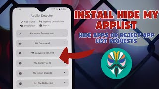 Magisk Module Hide My Applist [upl. by Yemar]