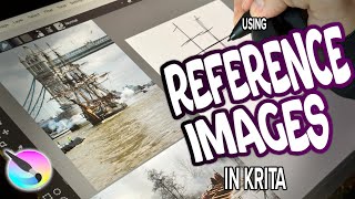 KRITA  Using reference images [upl. by Feeley]