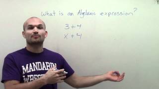 What is an algebraic expression [upl. by Elbert279]