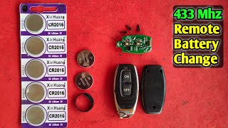 433 Mhz Remote Battery Changing tutorial Bangla [upl. by Melodie]