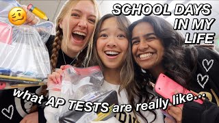 SCHOOL DAYS IN MY LIFE  what AP TESTS are really like [upl. by Daberath892]