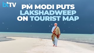 Stunning Videos Released By PM Narendra Modi Triggers Tourist Interest In Lakshadweep [upl. by Hna]