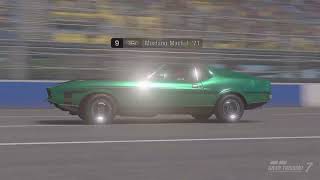 GT7 MORE MUSCLE NEW LIVERY FORD MUSTANG MACH 1 71 FASTBACK PS5 GAMEPLAY [upl. by Mann]