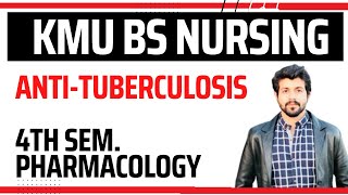 Antituberculosis Drugs  BSN KMU 4th SEM  pharmacology tuberculosis [upl. by Nhabois216]