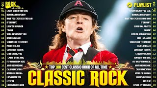 Top 100 Classic Rock Songs Of 80s 90s  Pink Floyd The Beatles The Rolling Stones Queen ACDC [upl. by Regnig]