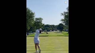 Andrea Lee golf swing just pure leading the lpga US Women’s Open 2024 [upl. by Zusman]