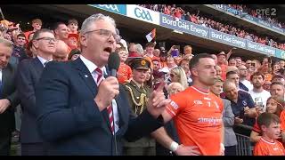 JARLATH BURNS LOVELY MESSAGE TO NIALL GRIMLEY  ARMAGH V GALWAY  2024 ALL IRELAND FOOTBALL FINAL [upl. by Hgielar]