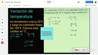 Ejercicios tipo termometría nivel básico [upl. by Elly]