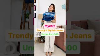 Myntra Jeans Haul l Affordable High Waist Jeans l Trendy Jeans myntra jeans haul shorts viral [upl. by Arria272]