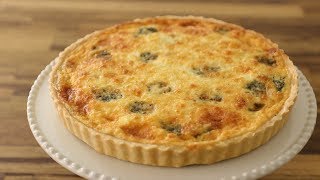 Spinach and cheese Quiche Recipe [upl. by Arramas164]