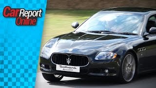 Maserati Quattroporte S very loud Acceleration [upl. by Linskey]