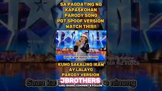 SA PAGDATING NG KAPASKOHAN WLYRICS  PGT SPOOF VERSION shorts shortsviral shortsvideo parody [upl. by Anawqahs973]