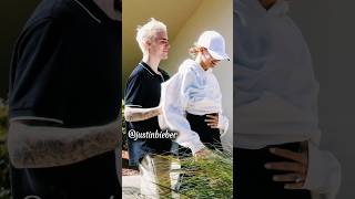 Justin Bieber and his fiancée Hailey 🥹💖 youtubeshorts justinbieber love [upl. by Niddala]