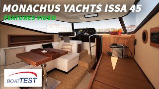 Monachus Yachts Issa 45 2020 Features Video  By BoatTESTcom [upl. by Sparky]