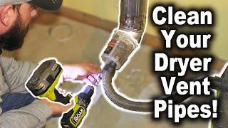 How to SUPER CLEAN Your Dryer and Dryer Vents [upl. by Bree]