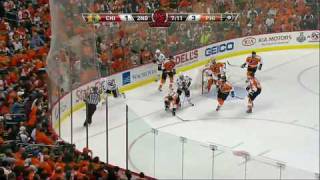 Blackhawks  Flyers Game 4 6410 [upl. by Arretak29]