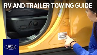 How to Access and Use the Ford RV and Trailer Towing Guide  Ford [upl. by Winny]