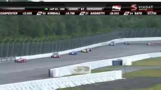 Indycar 2015 Round 15 Pocono 500 Race Part 13 [upl. by Nyvek]