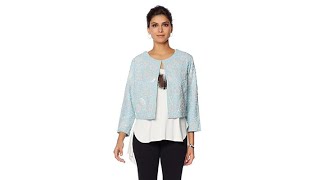 LaBellum by Hillary Scott Embroidered Canvas Jacket [upl. by Ydnor]