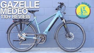 Gazelle Medeo T10 Review  Is This The Best Class 3 eBike Commuter eBike with Bosch Gen 4 Motor [upl. by Kemble]