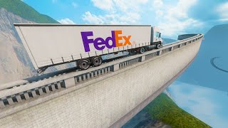 FedEx vs The Most Dangerous roads [upl. by Einnod]