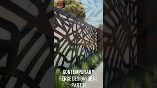 Contemporary Fence Design Ideas Part 11 [upl. by Slavin]