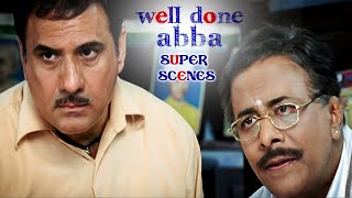 Well Done Abba Super Scenes  Aapki toh umar hai khule aam pishaap karna  Boman Irani  Minissha [upl. by Aihseit]