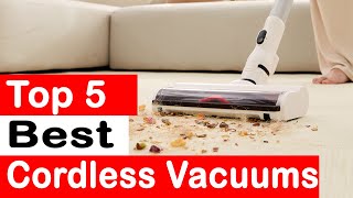 Top 5 Best Cordless Vacuums Review 2024 [upl. by Gadmon]