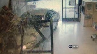 Car Crashes Through Grocery Store [upl. by Silvester]